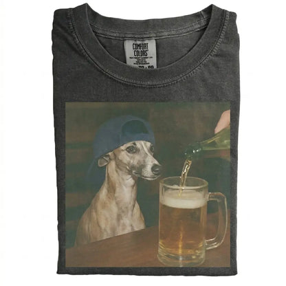 Comfort Colors 50+ Dog Breeds Available Beer Shirt – Vintage 90s Funny Edgy Dog Meme Tee, Unisex Casual Streetwear Gift