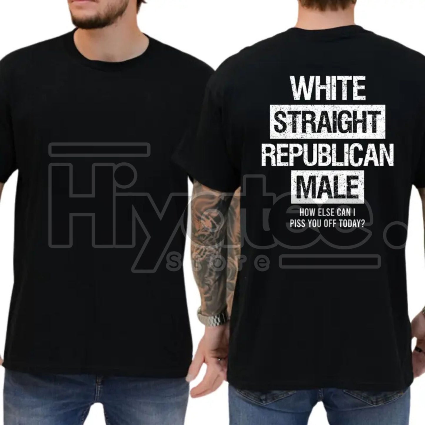 "White Straight Republican Male" – Classic Conservative Political Menswear - Hiyatee