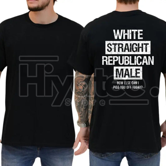 "White Straight Republican Male" – Classic Conservative Political Menswear - Hiyatee