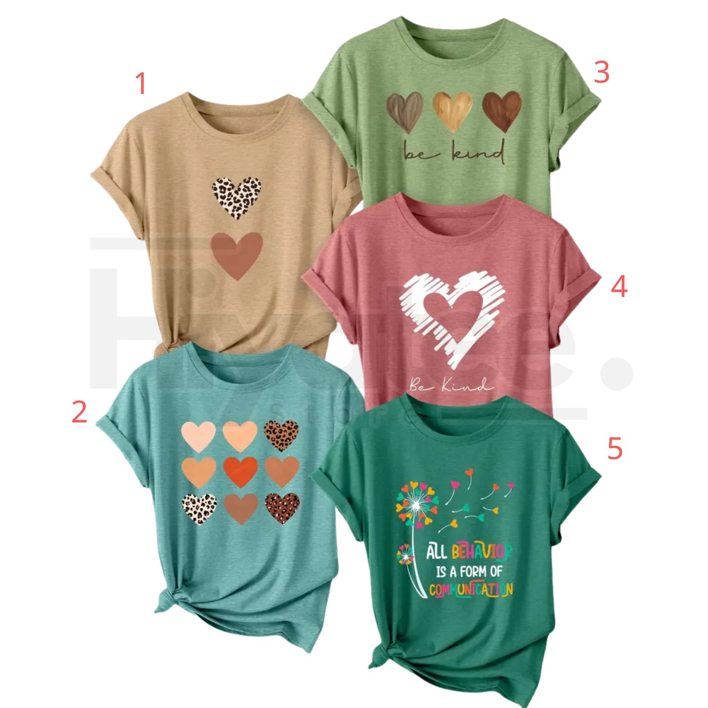 "Wild Heart" – Women's Leopard & Heart Print Casual Summer Set - Hiyatee