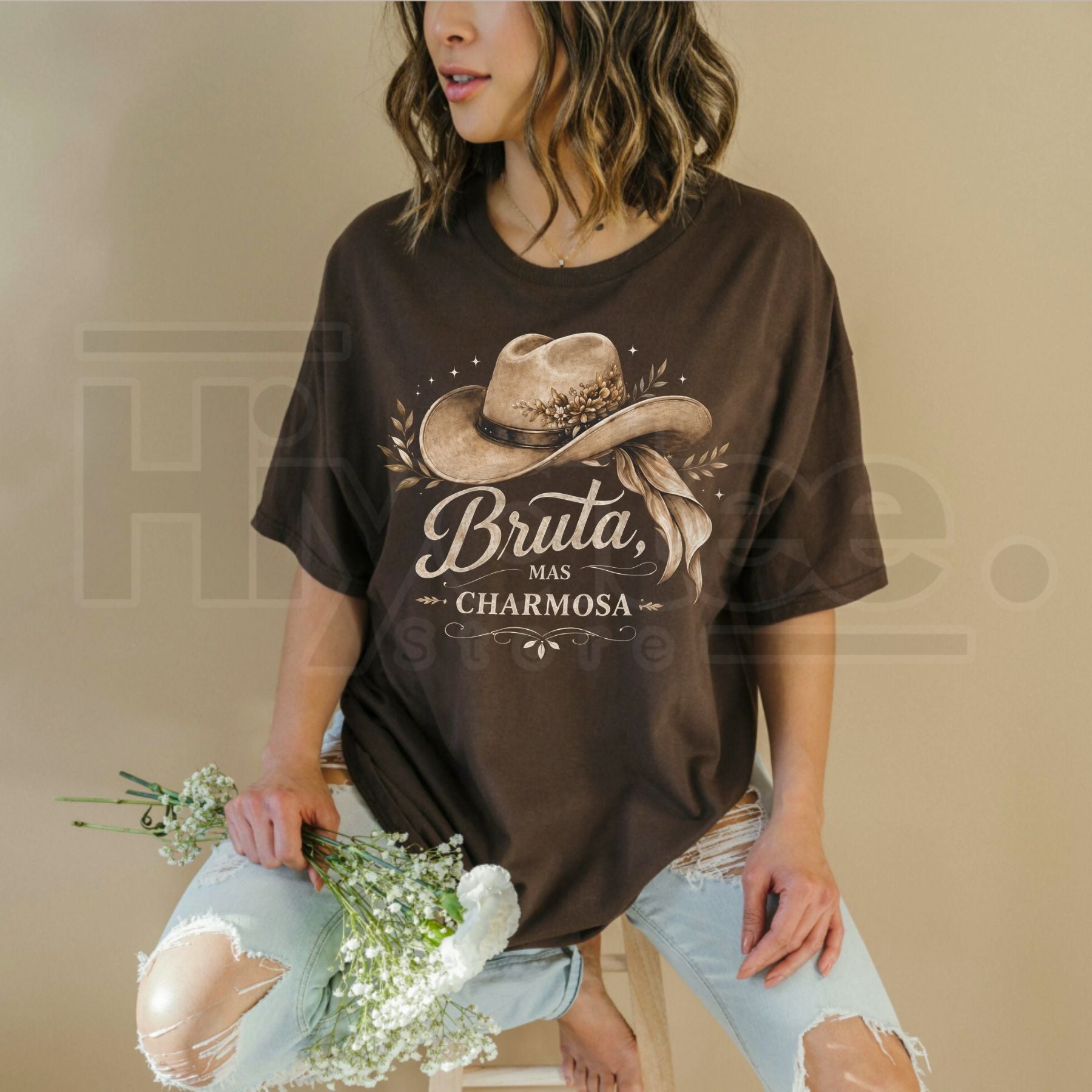 Wild Yet Charming T-Shirt – Vintage Graphic Animal & Botanical Tee - Hiyatee