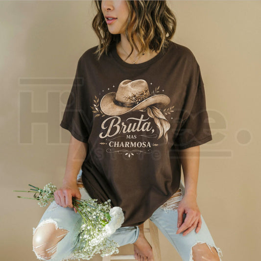 Wild Yet Charming T-Shirt – Vintage Graphic Animal & Botanical Tee - Hiyatee