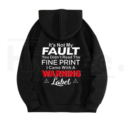 Women’s Letter Print Drop Shoulder Hoodie - Hiyatee