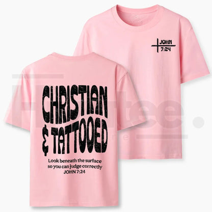 Women's Short-Sleeve Christian Graphic T-Shirt – Solid Religious Faith Tee - Hiyatee