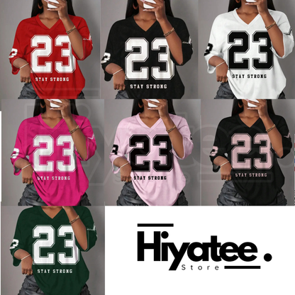 Y2K Retro Mesh Breathable Sports Jersey V-Neck T-Shirt - Hiyatee