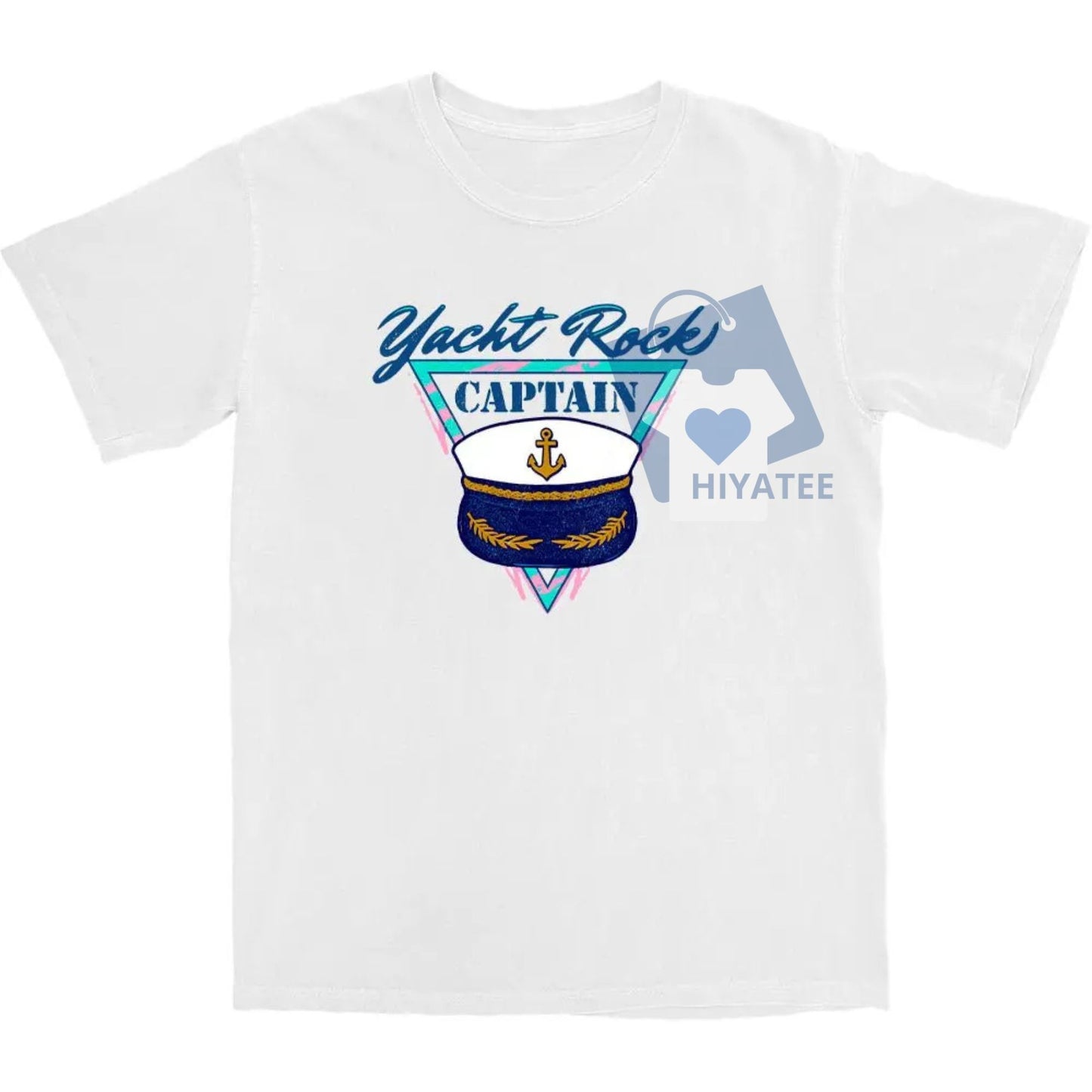 Yacht Rock Captain T-Shirt – Smooth Sailing Retro Tee-Hiyatee