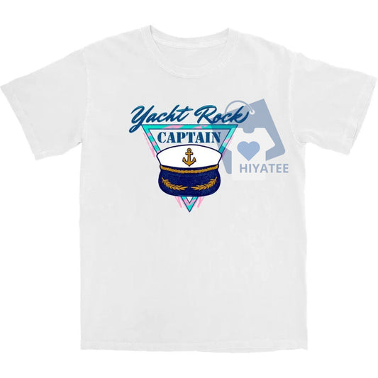 Yacht Rock Captain T-Shirt – Smooth Sailing Retro Tee-Hiyatee