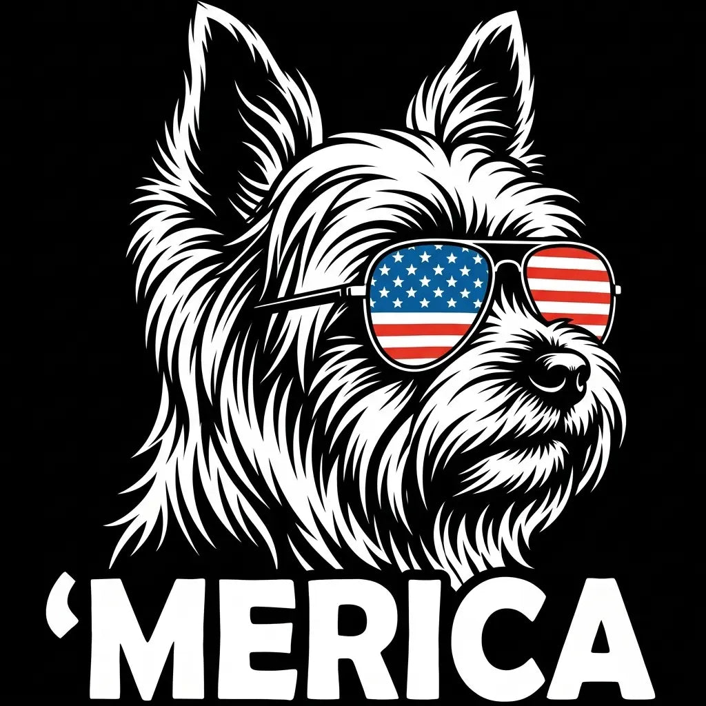 Comfort Colors® Patriotic 50+ Dog Breed Shirt – Funny 4th of July Merica Dog Tee
