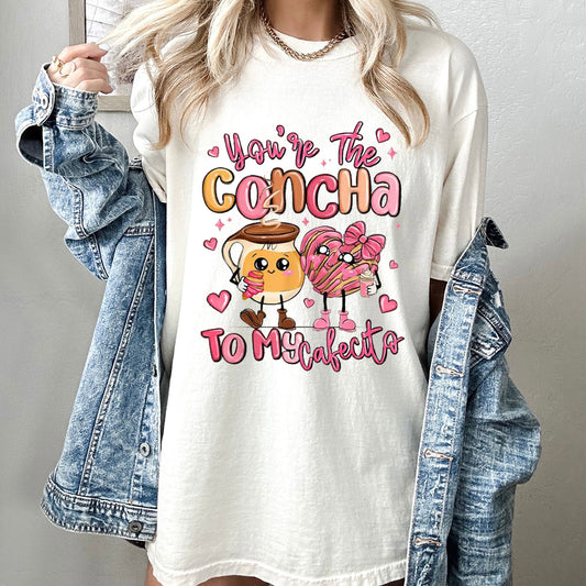 You Are The Concha T-Shirt - Funny Mexican Graphic Printed T-Shirt for Unisex, 50/50 Cotton, Classic Fit, Shirt For Men, Casual, Shirt For Women, Crewneck