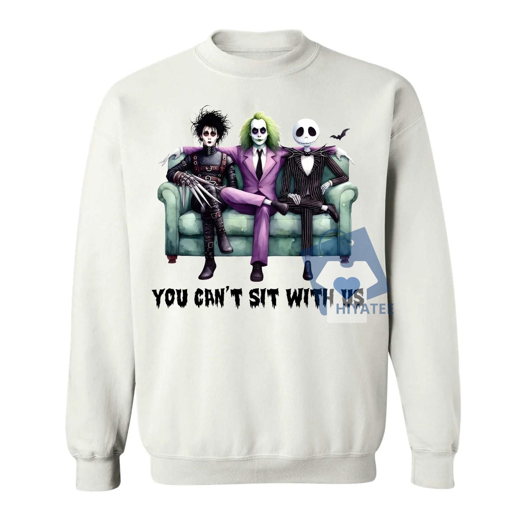 "You Can't Sit With Us" Horror Movie Halloween Sweatshirt-Hiyatee