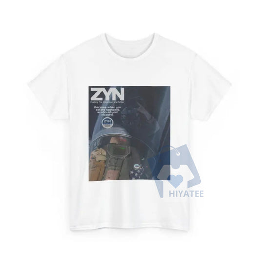 Zyn Super Awesome Tee – Heavy Weight Cotton T-Shirt, Ironic Graphic - Hiyatee