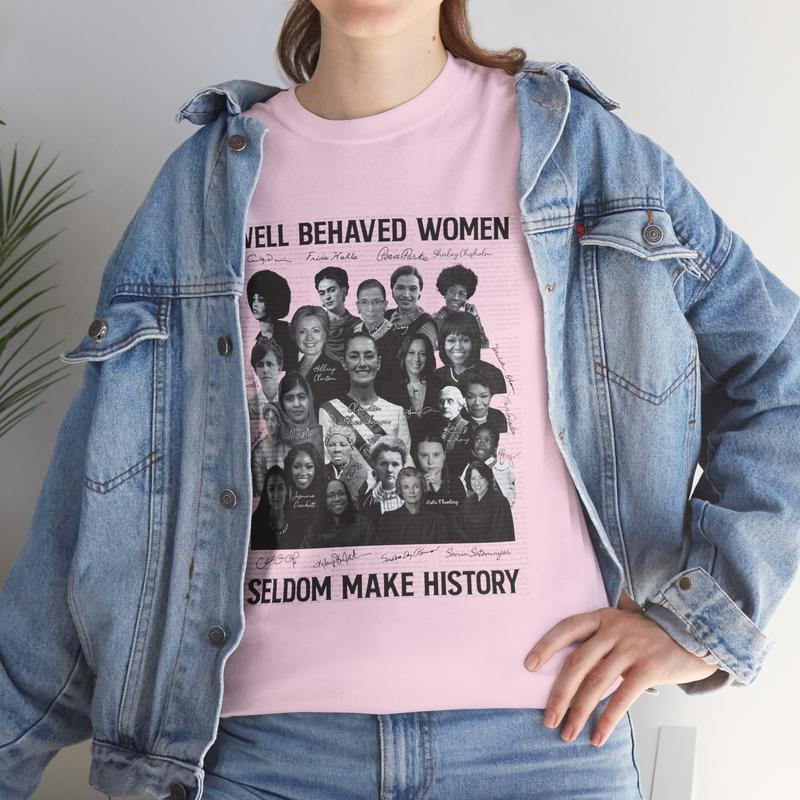 Claudia Sheinbaum, Mexico Sweatshirt, Claudia Sheinbaum 2025, AMLO shirt, Latina shirt, Latina gift, Spanish shirt, Spanish gift, Well behaved selfdom make history shirt