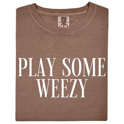 Comfort Colors Play Some Weezy T-Shirt – Trendy Rap Music Aesthetic Graphic Tee, Vintage Style Hip Hop Fan Gift