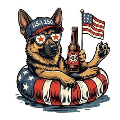 Comfort Colors® Funny 4th of July Dachshund Shirt – Patriotic 250th Anniversary Dog Lover Tee