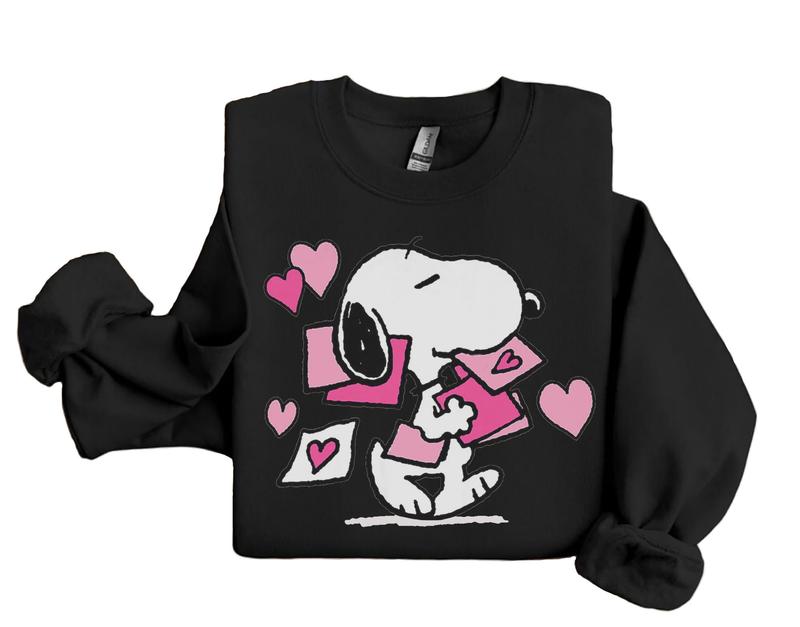 Snoopy Love Heart Cards Sweatshirt, Snoopy Valentine Shirt, Cute Valentine Hearts Paws Sweatshirt, Snoopy Valentine's Day Shirt , Snoopy Hoodie, Snoopy Love Shirt, Couple Matching