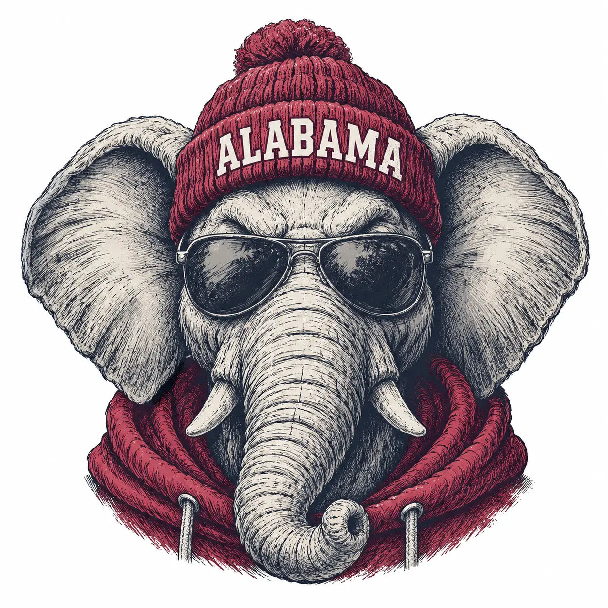 College Football Spirit Animal Graphic Sweatshirt – Retro Game Day Sports Pullover, Hometown City Football Crewneck