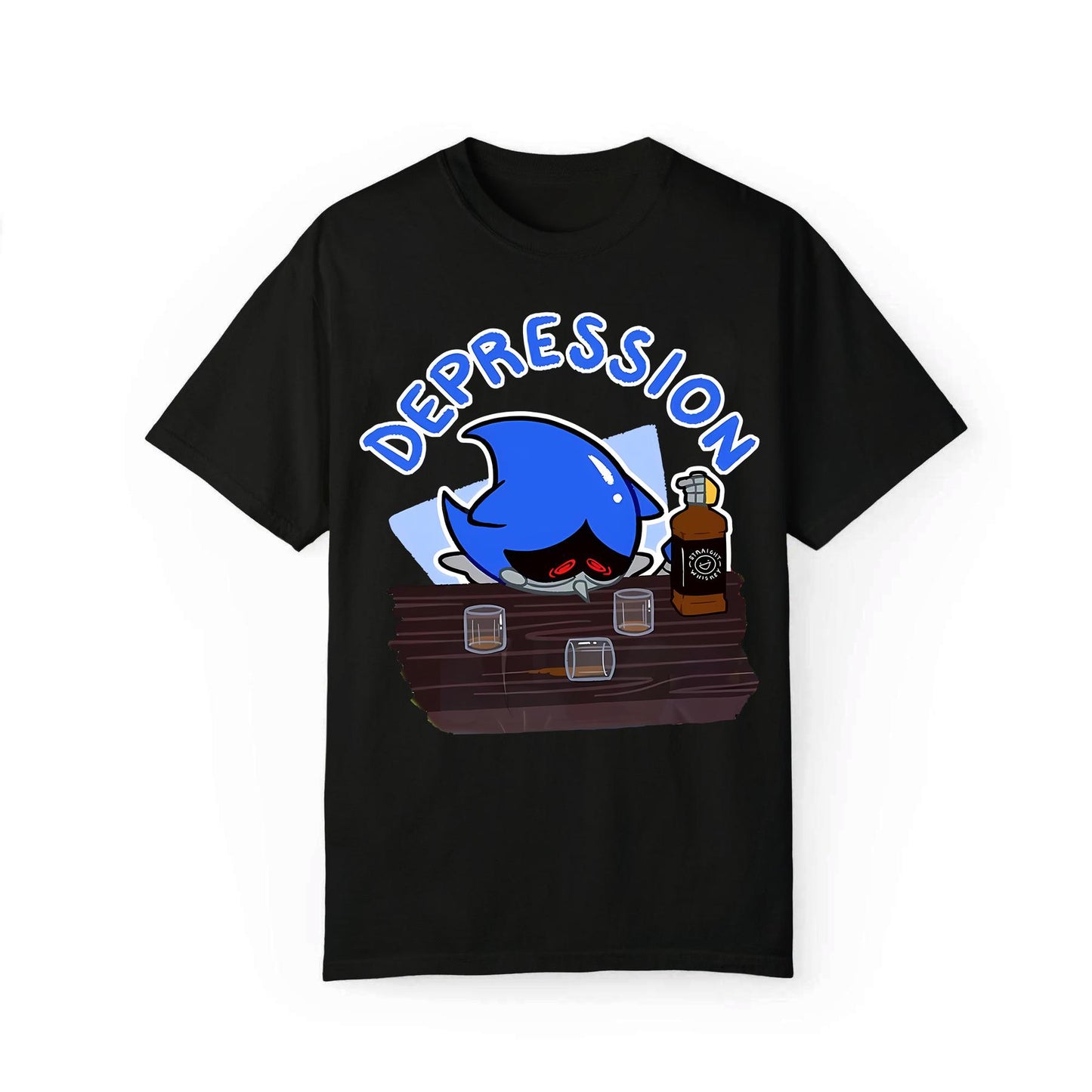 Sonic the Hedgehog Depression Meme T-Shirt – Retro & Relatable!