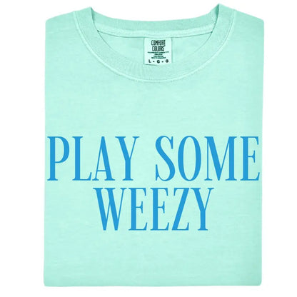 Comfort Colors Play Some Weezy T-Shirt – Trendy Rap Music Aesthetic Graphic Tee, Vintage Style Hip Hop Fan Gift