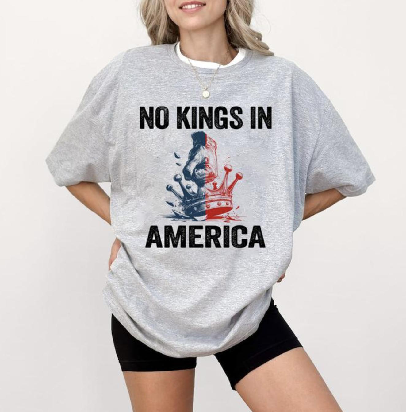 No Kings In America Shirt – Stand for Democracy!