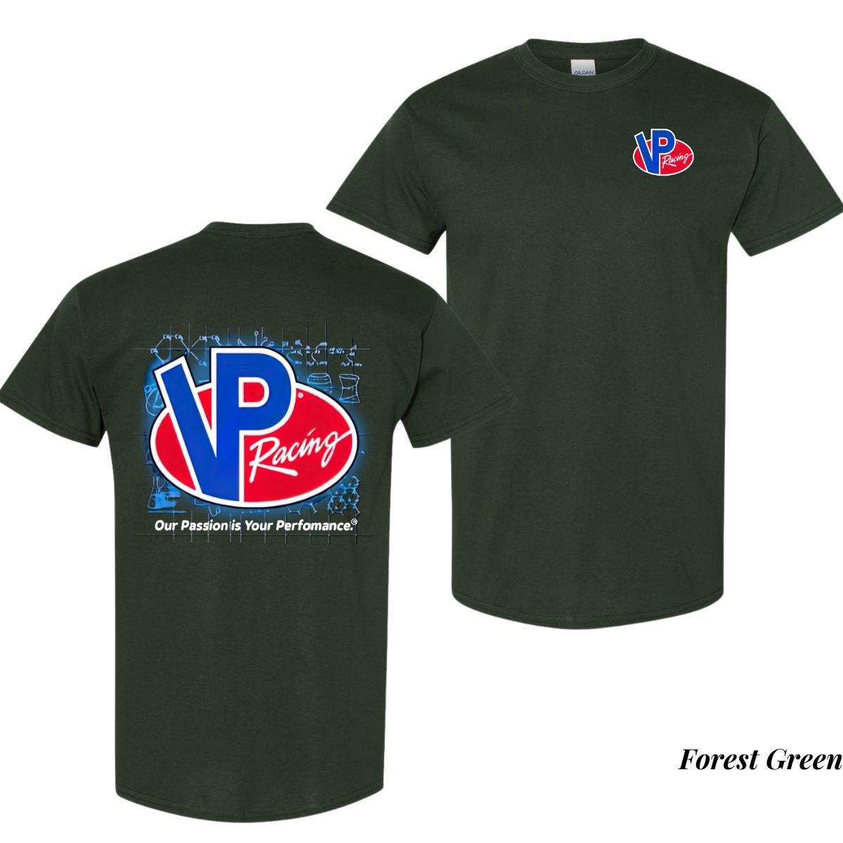 VP Racing Blueprint T-Shirt – Ultimate Racing Car Merch for Auto Enthusiasts!