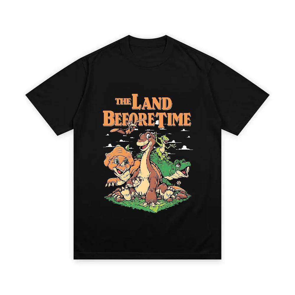 The Land Before Time Pastel Dinosaur Friends Shirt - Vintage Graphic T-Shir- Fit, Top, Shirt For Unisex