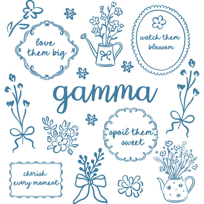Comfort Colors® Custom Floral Grandma Shirt – Personalized Mama & Nana Flower Tee