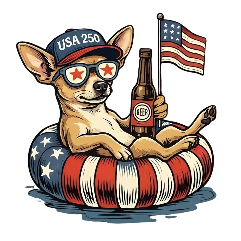 Comfort Colors® Funny 4th of July Dachshund Shirt – Patriotic 250th Anniversary Dog Lover Tee