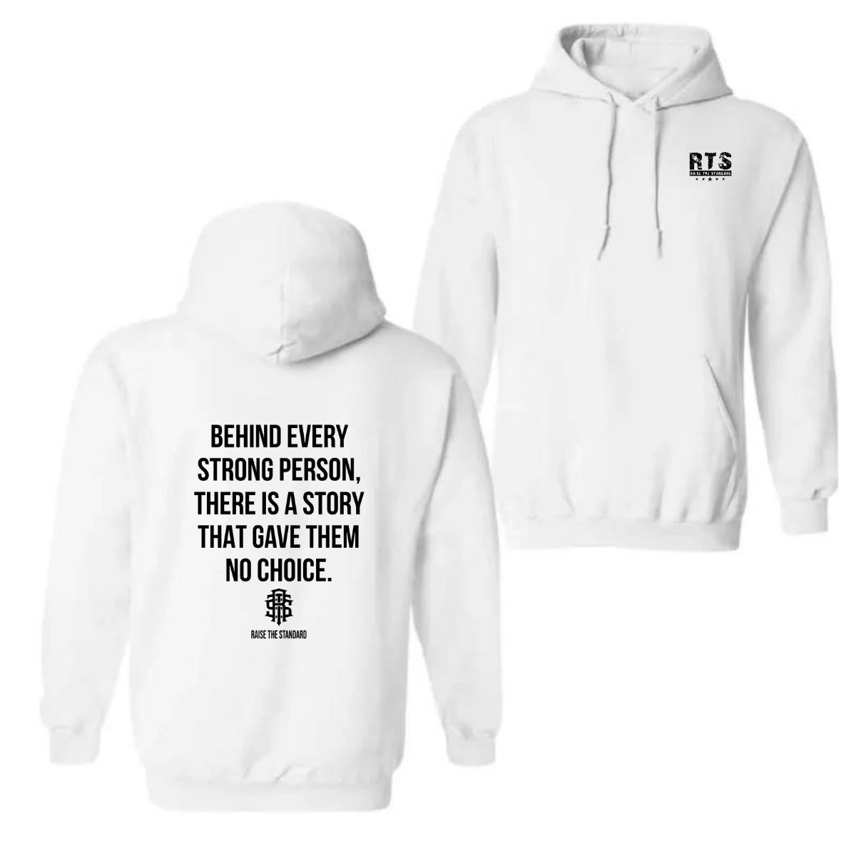 Behind Every Strong Person Soft 2 sides hoodies , vintage hoodies, Womenswear, menswear, Streetwear