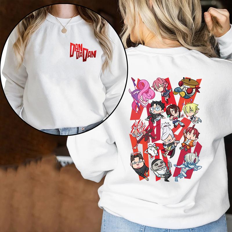 Chibi Characters Dandadan Sweatshirt