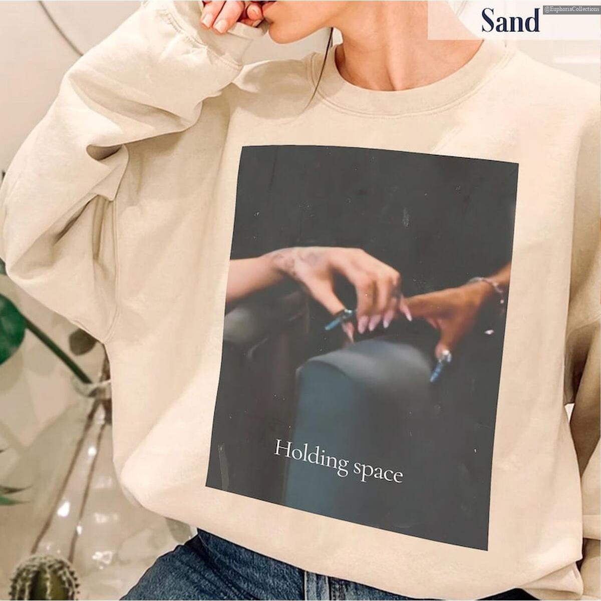 Wicked Holding Space Changed For Good Sweatshirt, #Ariana #Cynthia #Glinda Finger Hold Defy Gravity, Musical movie Broadway, Global Trending Outfits