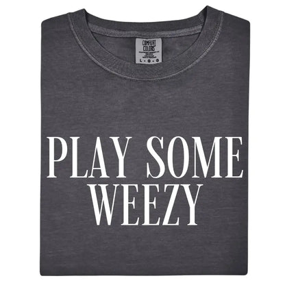 Comfort Colors Play Some Weezy T-Shirt – Trendy Rap Music Aesthetic Graphic Tee, Vintage Style Hip Hop Fan Gift