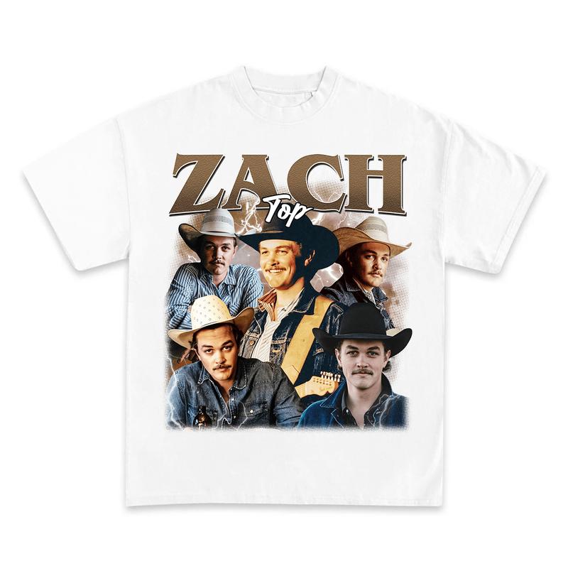 Zachh Top Shirt, Country Music Concert Outfit, Tour Merch, Concert Clothing, Unisex Tshirt