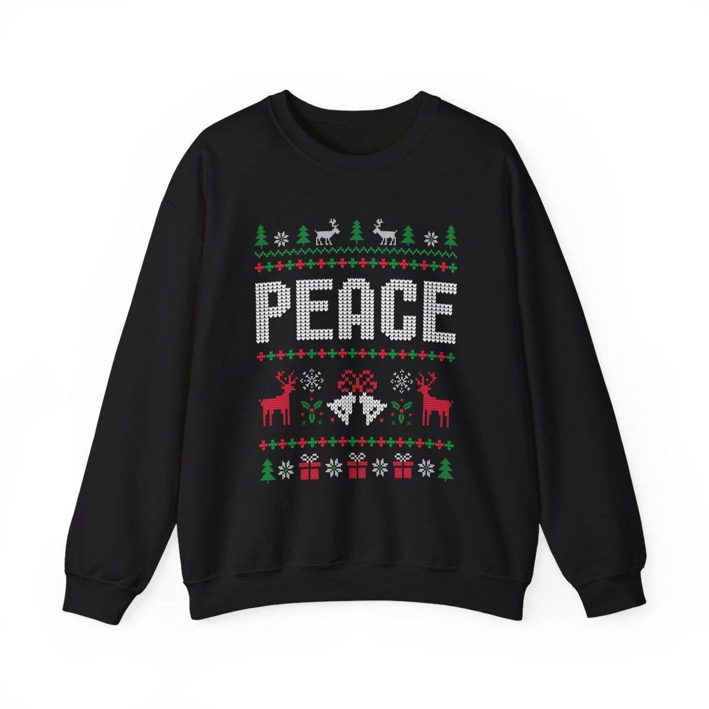 Matching Couples Ugly Christmas Sweatshirts Funny Couple Ugly Christmas Sweatshirts, I Come in Peace Sweatshirts - Hiyatee