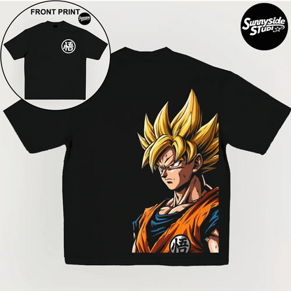 Anime 90s Graphic Tee – Retro Streetwear Oversized T-Shirt for Men