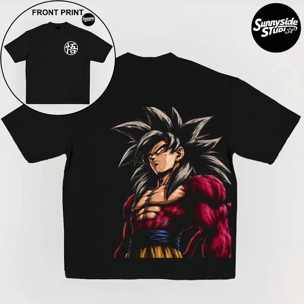 Anime 90s Graphic Tee – Retro Streetwear Oversized T-Shirt for Men