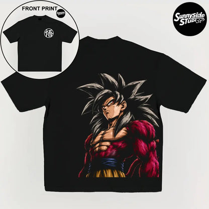 Anime 90s Graphic Tee – Retro Streetwear Oversized T-Shirt for Men