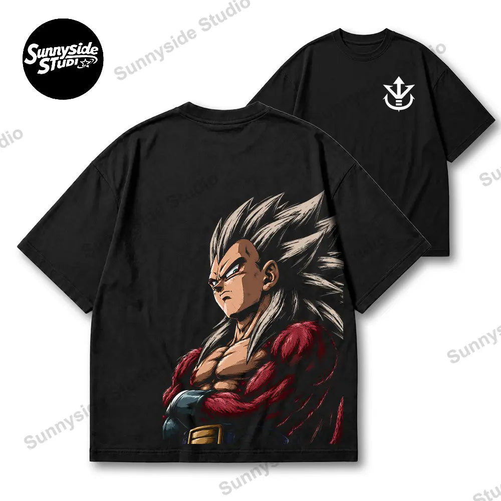 "GAZE" Series Anime 90s Graphic Tee – Retro Anime US Regular Fit Streetwear T-Shirt