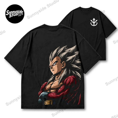 "GAZE" Series Anime 90s Graphic Tee – Retro Anime US Regular Fit Streetwear T-Shirt