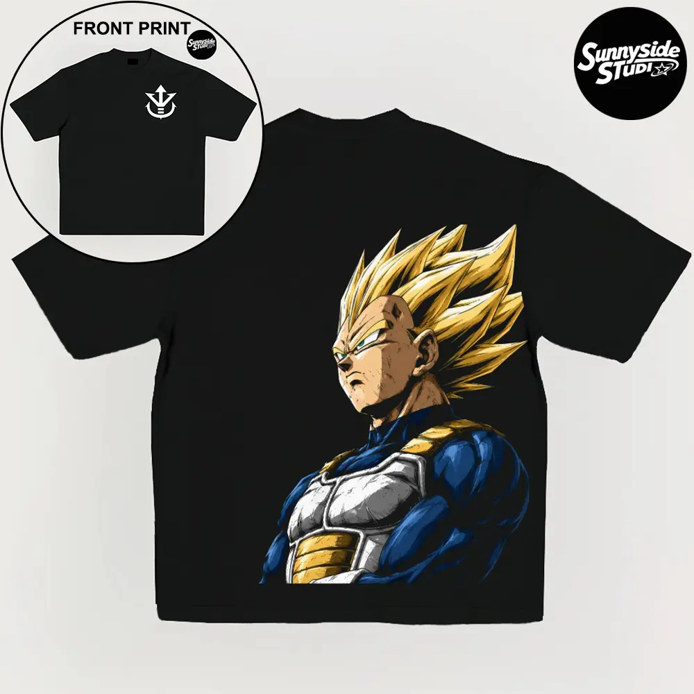 Anime 90s Graphic Tee – Retro Streetwear Oversized T-Shirt for Men