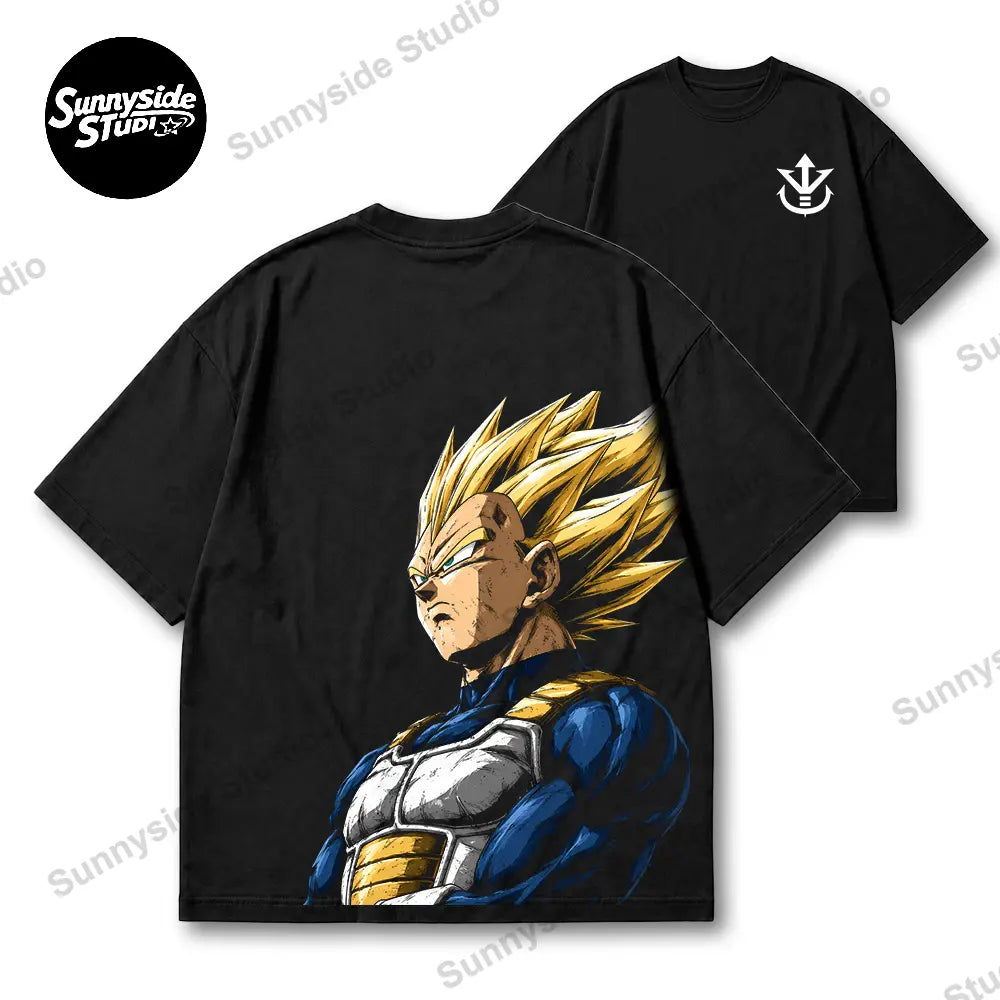"GAZE" Series Anime 90s Graphic Tee – Retro Anime US Regular Fit Streetwear T-Shirt
